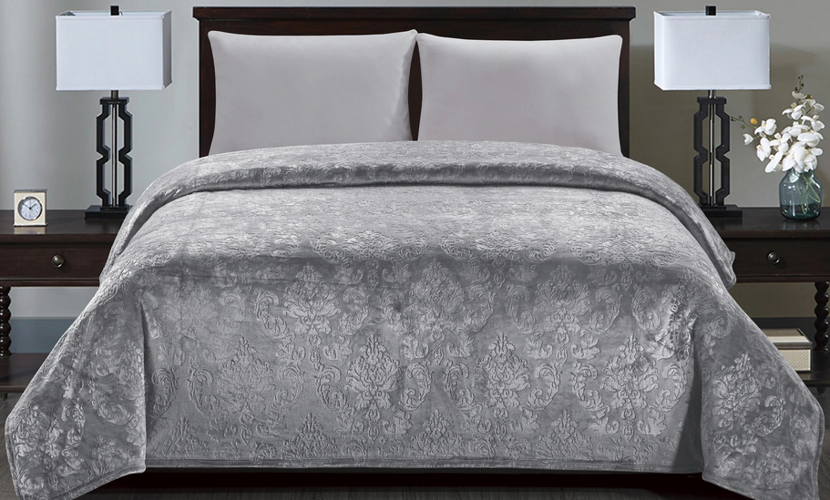 Versailles Embossed Throw - Gallery 19