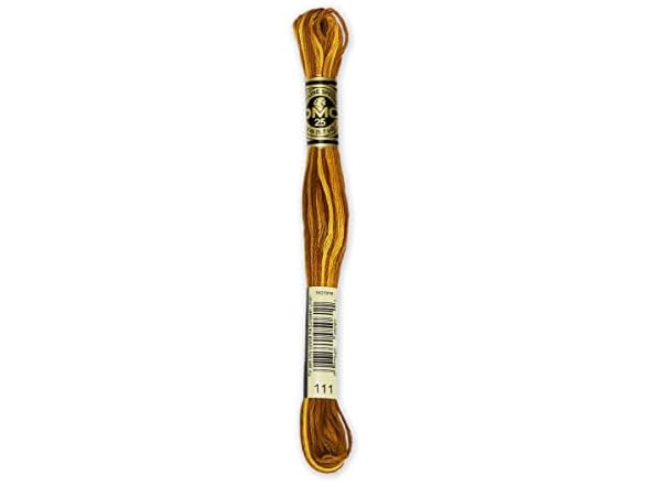 DMC 6-Strand Embroidery Cotton Floss, Variegated Mustard