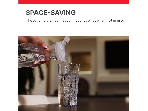 Cambro Newport Beverage Tumblers (6 Pack)