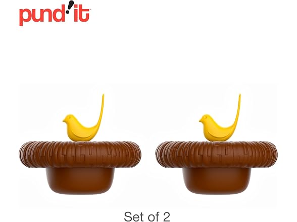 Pund'it Perched Eggs, Set of 2 Silicone Egg Poacher Cups