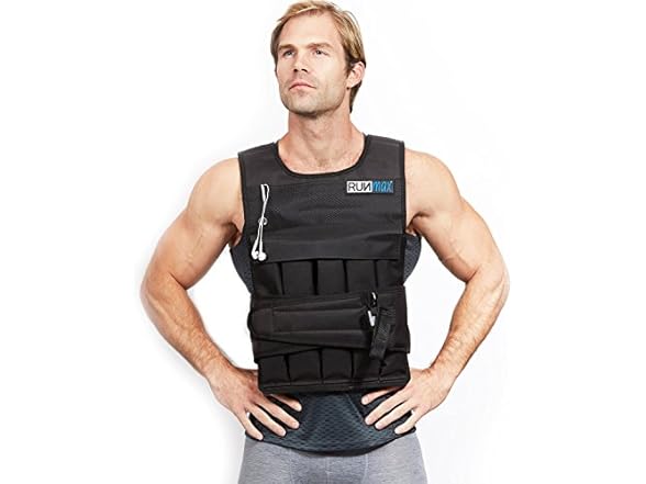 RUNMax Weighted Vest 60lb Short Shoulder Pads