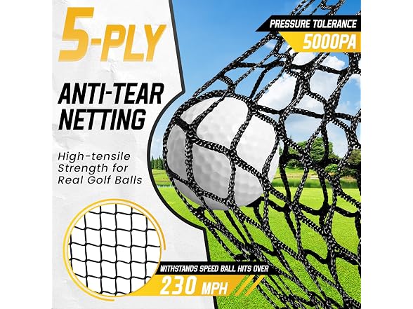 Mangostar Heavy Duty Golf Practice Net