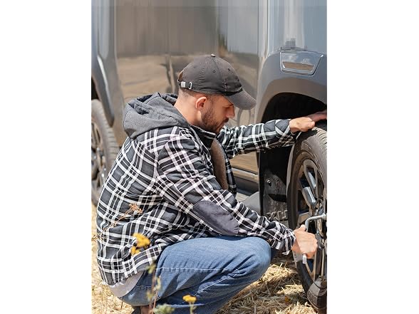 Mr.Stream Men (XXL) Hooded Coat Casual Work Jacket