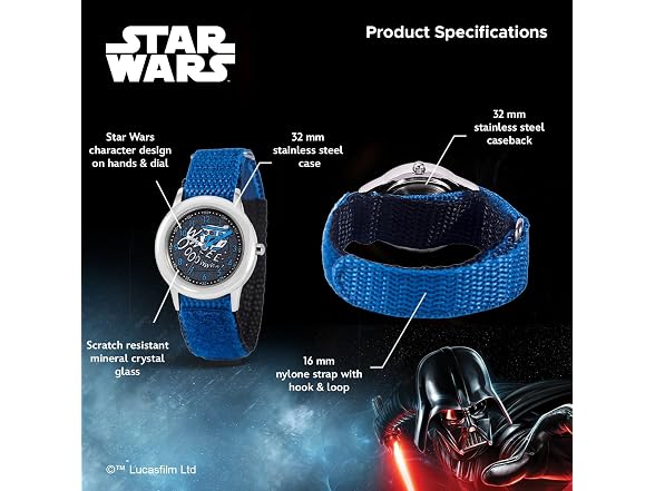 Star Wars 4-Pack Watch Kids Ages 4–7 Set