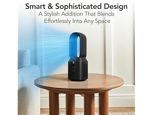 EZ-CHILL 14-in Rechargeable Bladeless Fan