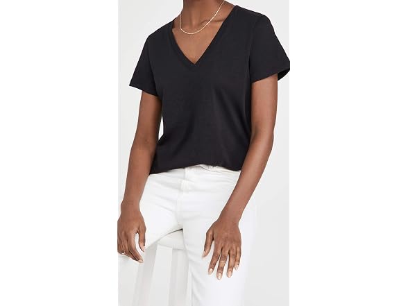 Madewell Women (S) Whisper Cotton V-neck Tee