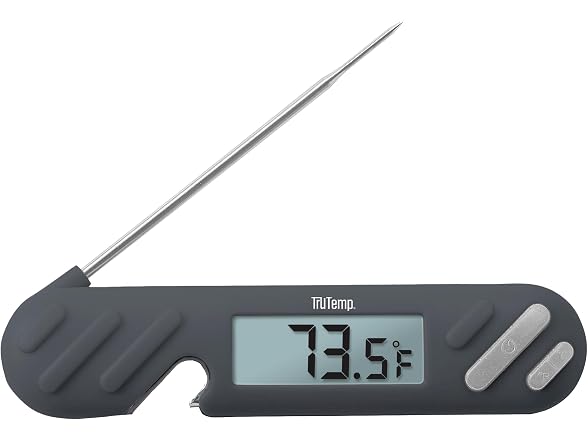 Taylor TruTemp Digital Instant Read Thermometer Meat Probe Gray