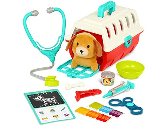 Battat Mini Vet Playset 11pc
