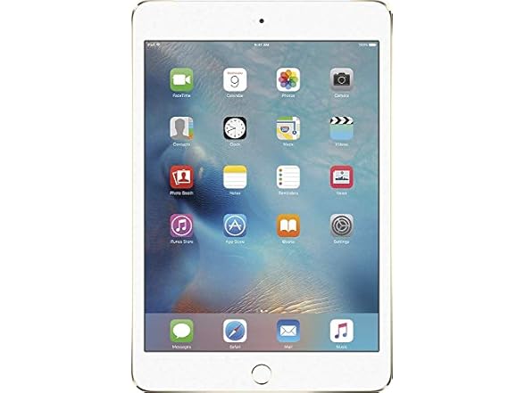 Apple iPad Mini 4, 16GB, Gold - WiFi (Renewed) (Open Box)