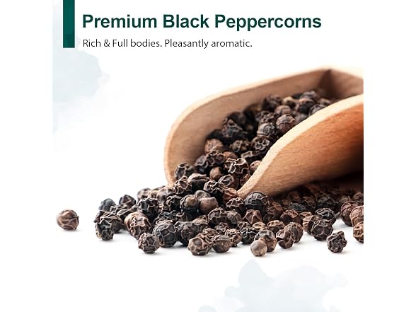Soeos Himalayan Pink Salt 39 oz + Whole Black Pepper 18 oz