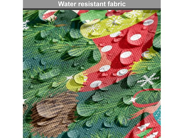 Ambesonne Christmas Fabric by The Yard