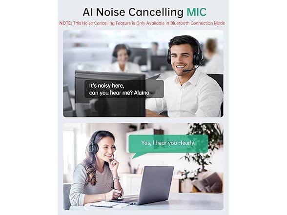 Masajoy Wireless Headset with Mic