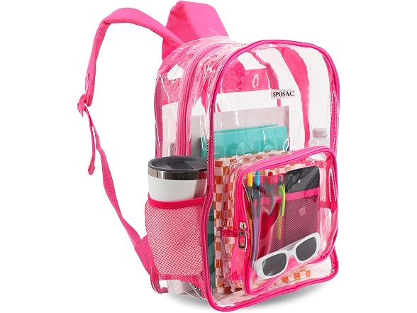 Sposac Medium Clear Backpack