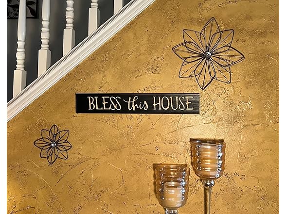 Bless this House Solid Wood Sign