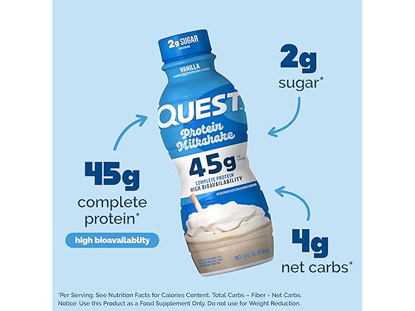 Quest Protein Shake Vanilla 45g