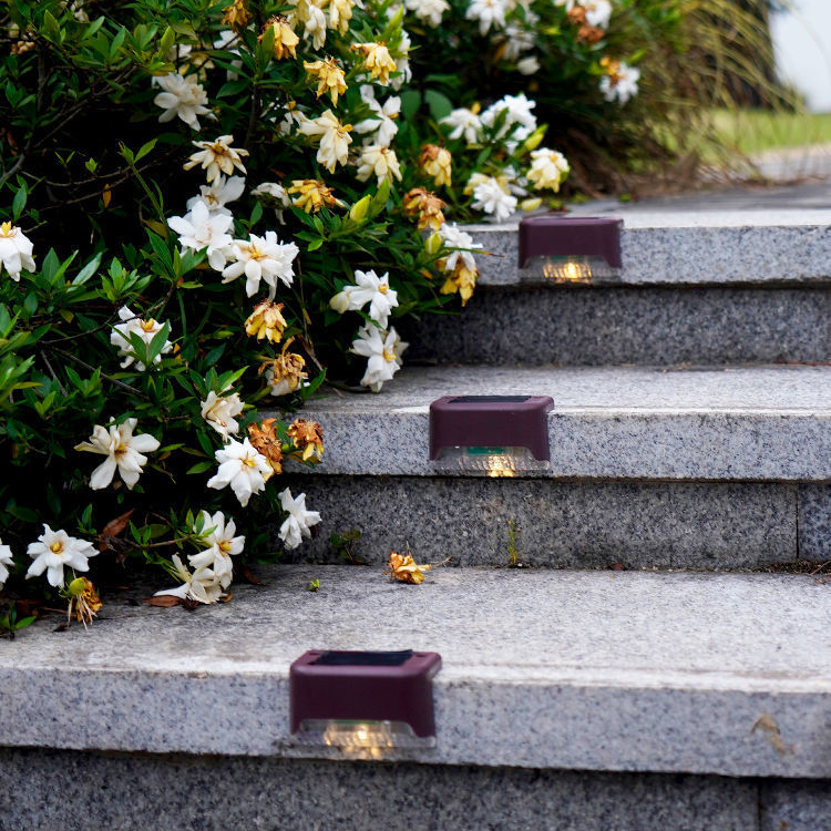 8-Pk Solar LED Deck & Step Lights- Choose Color - Gallery 42