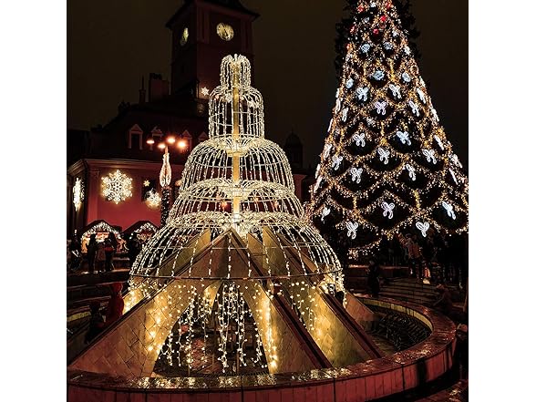 Brightown B07Y7VR5XV Brightown Icicle Lights Outdoo