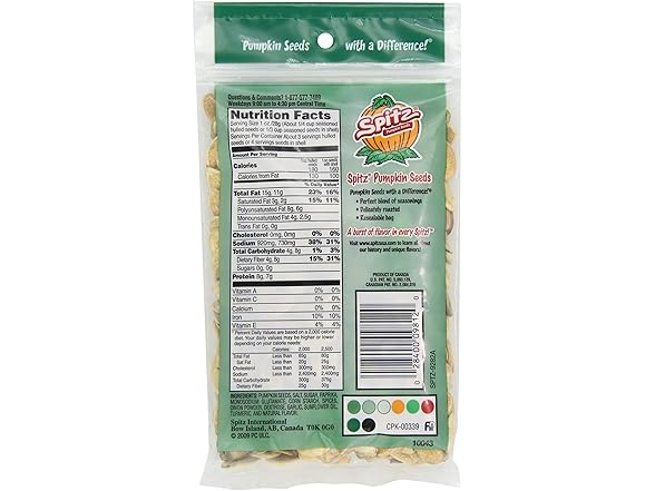 Spitz Pumpkin Seeds Seasoned, 4-Ounce