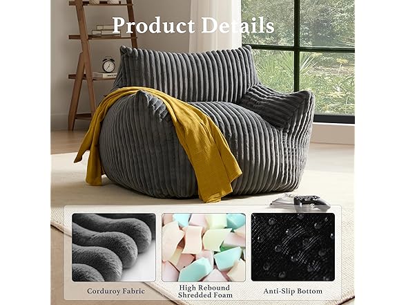 Gericco W2304 Bean Bag Chair 2
