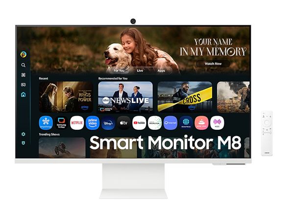 (NEW) Samsung 32” Smart Monitor M8 4K UHD Display