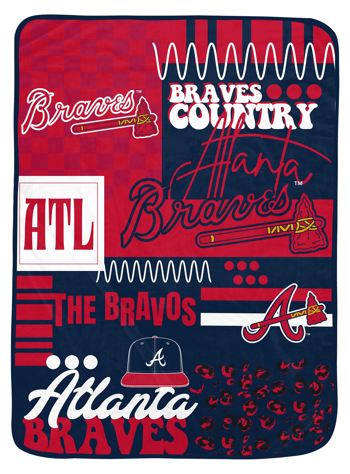 MLB Wild Comfy Oversized 66x95 Blanket - Gallery 4