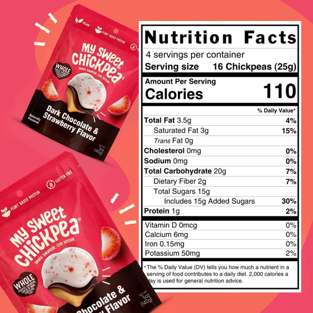 4Pk My Sweet Chickpea 5 Oz Chocolate Covered Chickpeas - Gallery 24