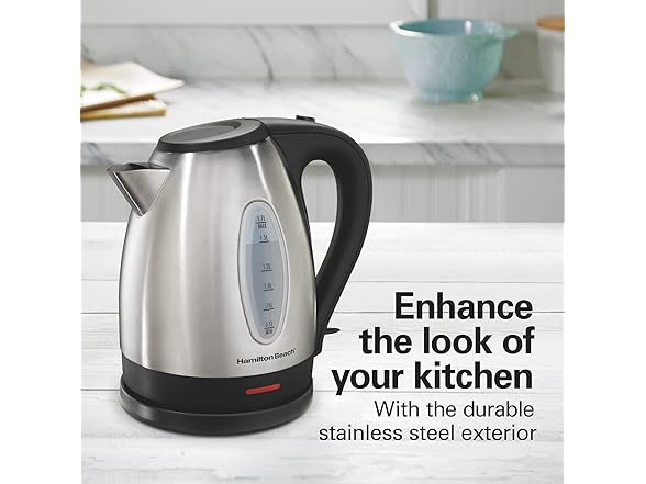 Hamilton Beach Electric Tea Kettle SS