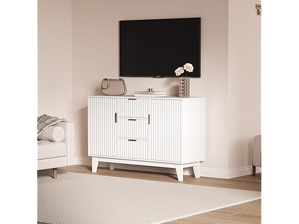 CuisinSmart 47.2" Fluted Buffet Cabinet