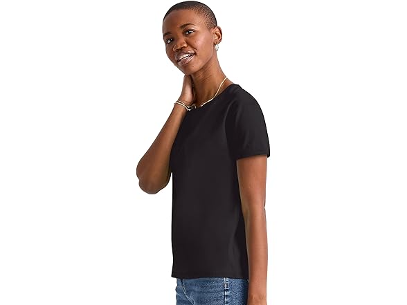 Hanes Black Comfort 3Pack Tees (XS)