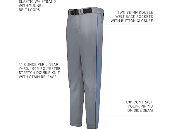 Russell Athletic Baseball Pant (XS)