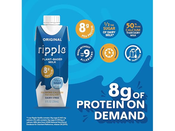 Ripple Original Plant Based Milk | 12PK