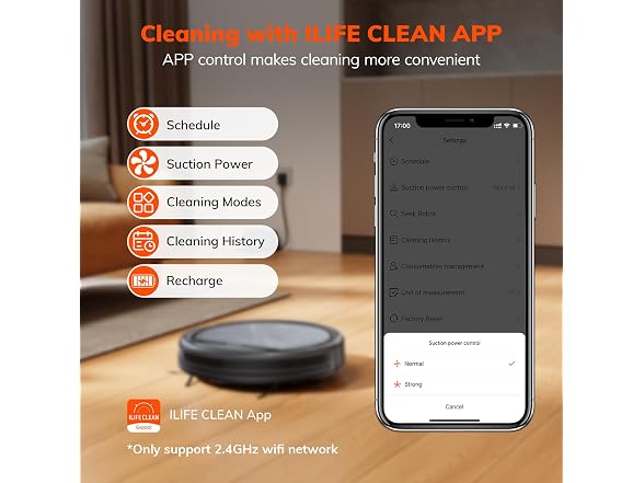 ILIFE V5s Wi-Fi Robot Vacuum