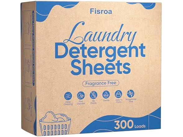 Laundry Detergent Sheets Unscented
