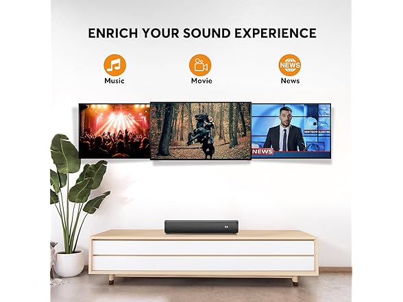 Wohome 2.1ch Small Sound Bars
