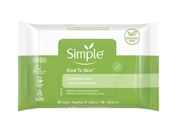 Simple Kind to Skin Facial Wipes Gentle