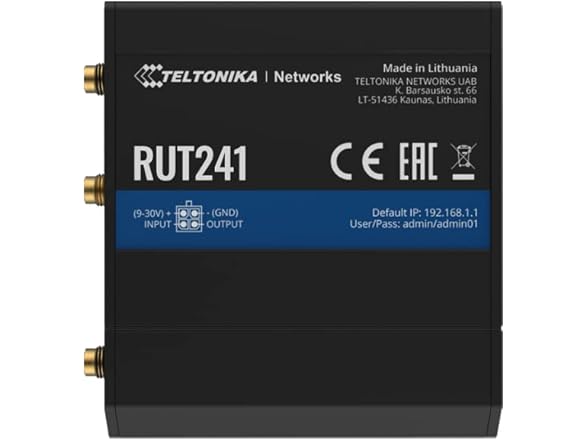 RUT241 (EU) 4G LTE Router Teltonika