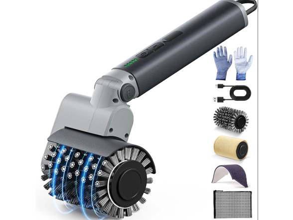 Electric BBQ Grill Brush 3-Speed Power