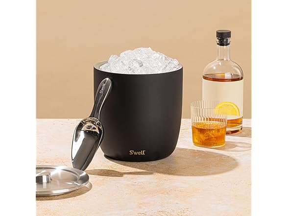 S'well Stainless Steel Ice Bucket XL 100oz, Onyx