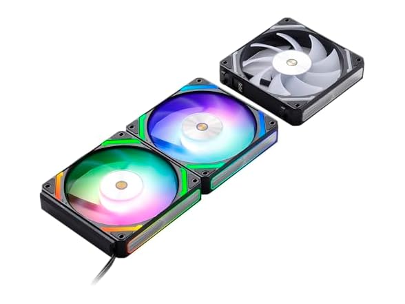 LTC 120mm Case Fan, ARGB, Black