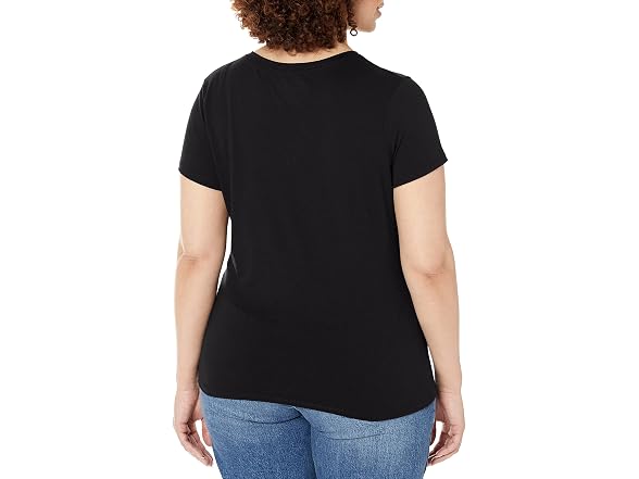 Hanes Women (S) Short Tee Beach Floral Cascade