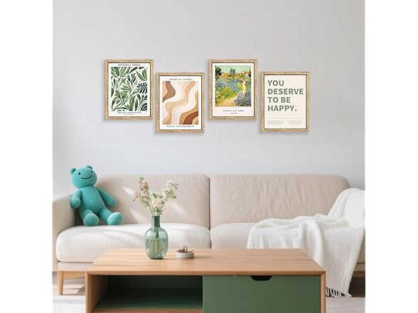 Modern Wall Art Print Set 4