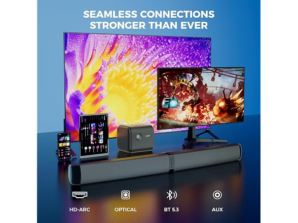 MZEIBO Sound Bar, 90W