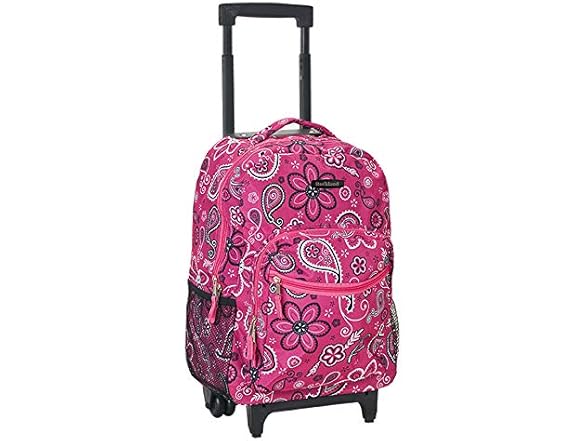 Rockland Rockland Double Handle Rolling Backpack, Banda