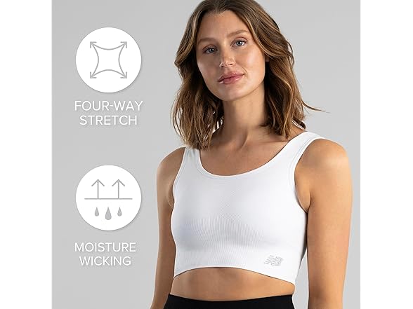 New Balance Longline Bra (XL) Blue