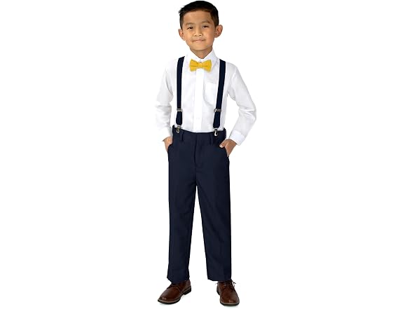 Spring Notion Boys (18 MOS) Flat Front Dress Pants