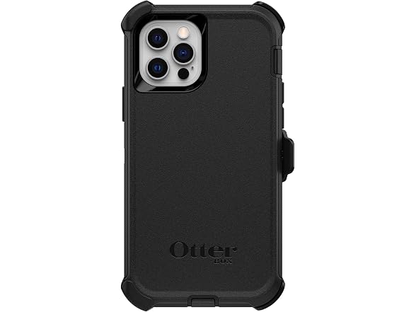 OtterBox iPhone 12/12 Pro Defender Case Black