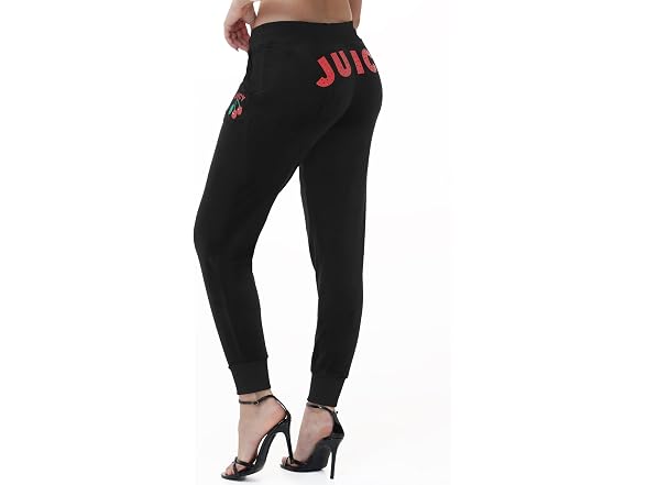 Juicy Couture Rib Waist Cherry Jogger