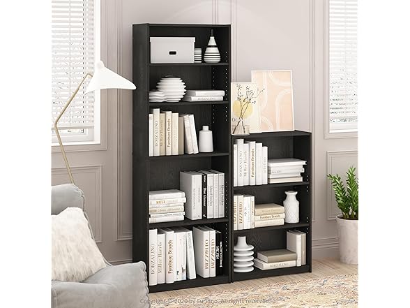 FURINNO JAYA Simple Home 3-Tier Adjustab