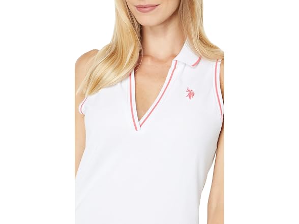 U.s. Polo Assn. (XL) Sleeveless Split-neck Dress