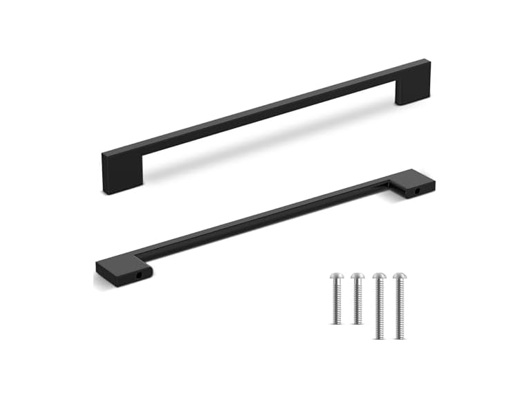 Southern Hills Black Cabinet Pulls, 8.75"